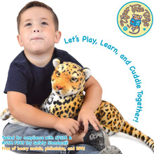 Load image into Gallery viewer, Leah The Leopard | 20 Inch Stuffed Animal Plush | By TigerHart Toys
