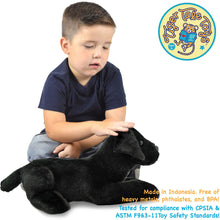 Load image into Gallery viewer, Blythe The Black Lab | 17 Inch Stuffed Animal Plush | By TigerHart Toys
