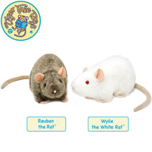 Load image into Gallery viewer, Wylie The White Rat | 7 Inch Stuffed Animal Plush | By TigerHart Toys
