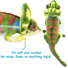 Load image into Gallery viewer, Ahmed The Chameleon | 46 Inch Stuffed Animal Plush | By TigerHart Toys
