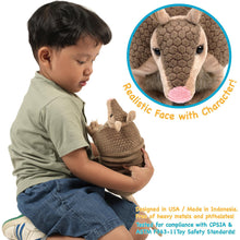 Load image into Gallery viewer, Mike The Armadillo - 10 Inch Stuffed Animal Plush
