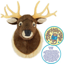 Load image into Gallery viewer, Evander The Elk Head | 25 Inch Stuffed Animal Plush | By TigerHart Toys
