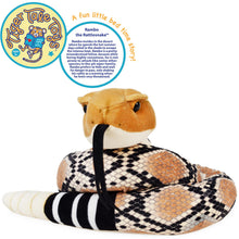Load image into Gallery viewer, Rambo The Rattlesnake | 54 Inch Stuffed Animal Plush | By TigerHart Toys
