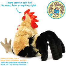 Load image into Gallery viewer, Riley The Rooster | 7 Inch Stuffed Animal Plush | By TigerHart Toys
