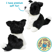 Load image into Gallery viewer, Borna The Border Collie | 11 Inch Stuffed Animal Plush | By TigerHart Toys
