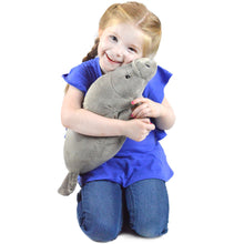 Load image into Gallery viewer, Morgan The Manatee | 17 Inch Stuffed Animal Plush | By TigerHart Toys
