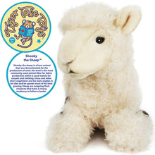 Load image into Gallery viewer, Shooky The Sheep | 10 Inch Stuffed Animal Plush | By TigerHart Toys

