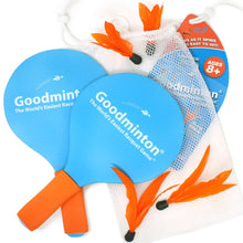 Load image into Gallery viewer, VIAHART Goodminton | The World&#39;s Easiest Racket Game | An Indoor Outdoor Year-Round Fun Racquet Game for Boys, Girls, and People of All Ages

