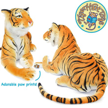 Load image into Gallery viewer, Rohit The Orange Bengal Tiger | 46 Inch Stuffed Animal Plush | By TigerHart Toys
