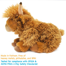 Load image into Gallery viewer, Henley The Highland Cow | 11 Inch Stuffed Animal Plush | By TigerHart Toys
