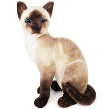 Load image into Gallery viewer, Stefan The Siamese Cat | 13 Inch Stuffed Animal Plush | By TigerHart Toys

