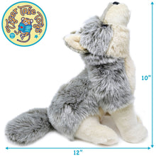 Load image into Gallery viewer, Wolcott The Wolf | 11 Inch Stuffed Animal Plush | By TigerHart Toys
