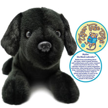 Load image into Gallery viewer, Blythe The Black Lab | 17 Inch Stuffed Animal Plush | By TigerHart Toys
