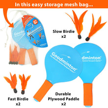 Load image into Gallery viewer, VIAHART Goodminton | The World&#39;s Easiest Racket Game | An Indoor Outdoor Year-Round Fun Racquet Game for Boys, Girls, and People of All Ages
