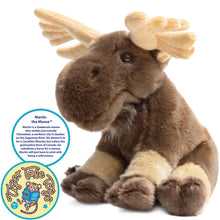 Load image into Gallery viewer, Martin The Moose | 11 Inch Stuffed Animal Plush | By TigerHart Toys
