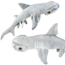 Load image into Gallery viewer, MC The Hammerhead Shark | 31 Inch Stuffed Animal Plush | By TigerHart Toys
