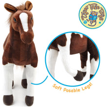 Load image into Gallery viewer, Hanna The Horse | 16 Inch Stuffed Animal Plush | By TigerHart Toys
