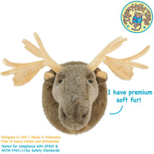 Load image into Gallery viewer, Muscovy The Moose | 19 Inch Stuffed Animal Plush | By TigerHart Toys

